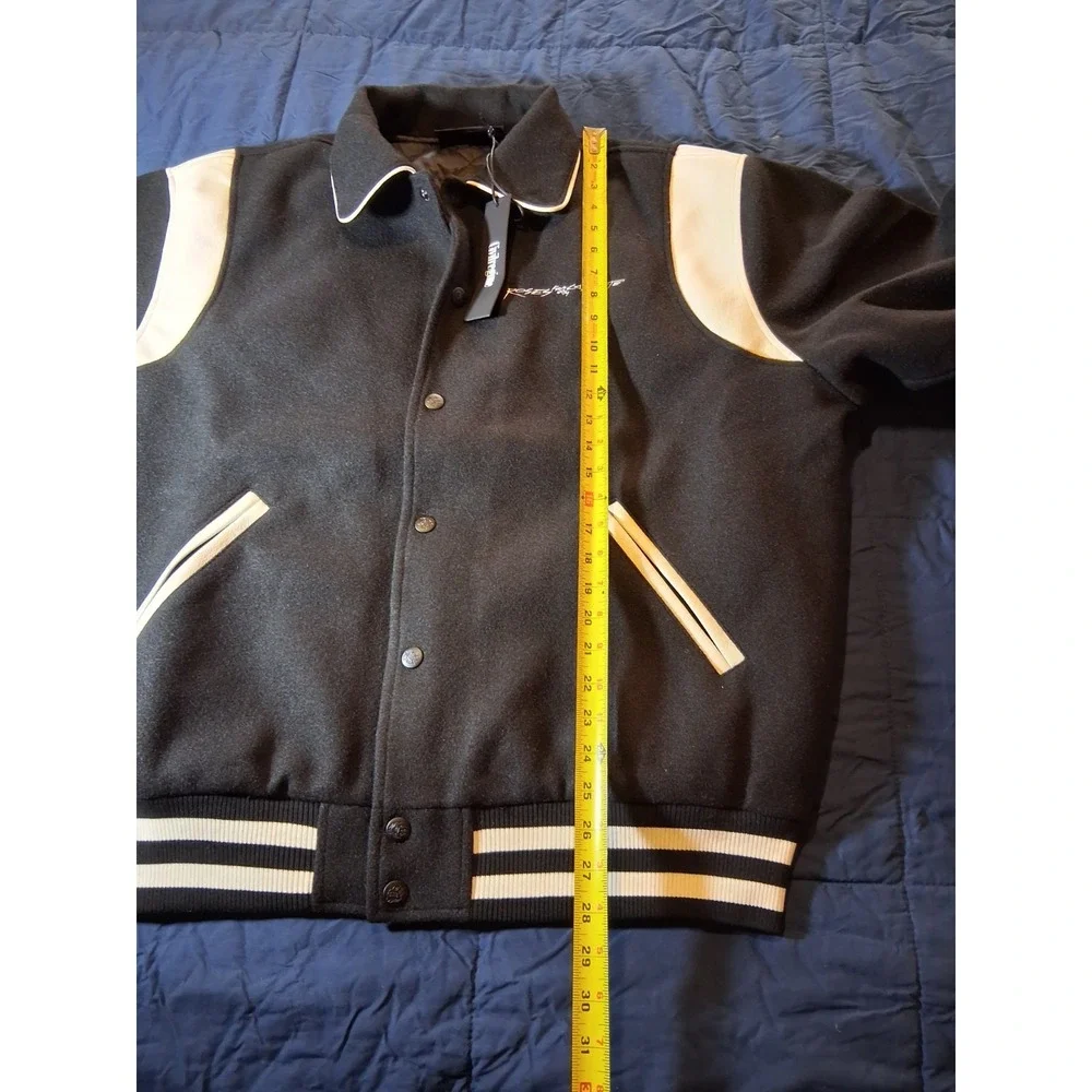 Civil Regime Letterman Jacket Rose From‎ Concrete Size XL NEW WITH TAGS